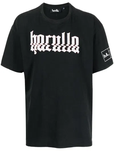 Haculla Glitched T-shirt Mit Logo-print In Black