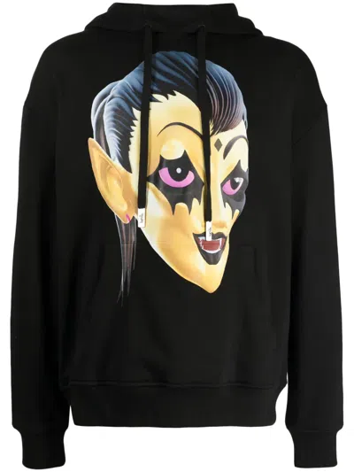 Haculla Hoodie Mit Golden Lady-print In Schwarz
