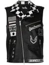 Haculla Bikerweste Mit Grafischem Print In Schwarz