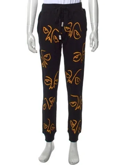 Pre-owned Haculla Graphic Print Joggers W/ Tags In Black