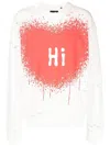 Haculla Hi Bye Sweatshirt Mit Cut-outs In White