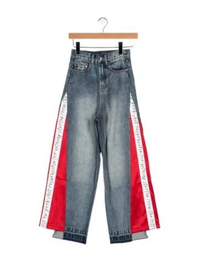 Pre-owned Haculla High-rise Wide Leg Jeans W/ Tags In Blue