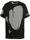 Haculla T-shirt Im Layering-look Mit Schachbrettmuster In Black