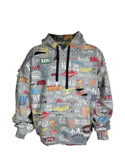 Haculla Logo-print Hoodie In Grey