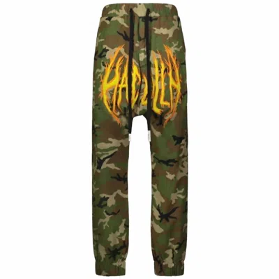 Haculla Men's Hac On Fire Joggers In Camo In Green