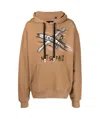 Haculla Not So Fast Print Hoodie In Green