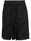 Haculla One Of A Kind Laser Shorts In Schwarz