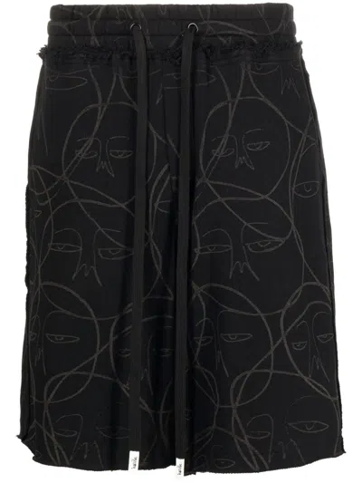 Haculla One Of A Kind Laser Shorts In Schwarz