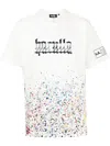Haculla T-shirt Mit Farbklecksen In White