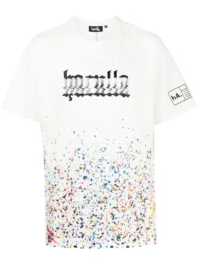 Haculla T-shirt Mit Farbklecksen In White