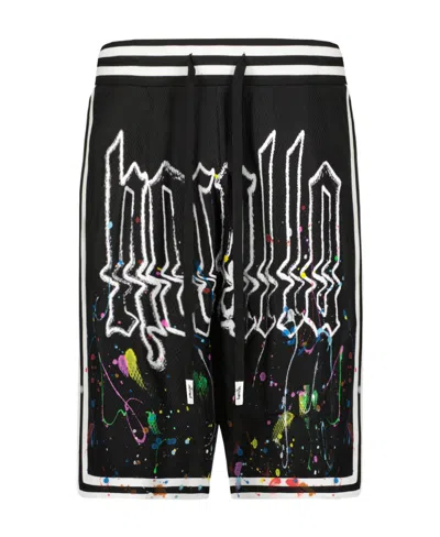 Haculla Painted Basketball Shorts In Black