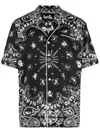 Haculla Paisley-print Button-up Shirt In Black