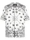 Haculla Paisley-print Button-up Shirt In White