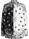 Haculla Paisley-print Button-up Shirt In White