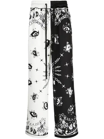 Haculla Gerade Hose Mit Paisleymuster In Schwarz