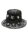 Haculla Paisley Reversible Bucket Hat In 黑色