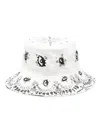 Haculla Paisley Reversible Bucket Hat In White