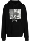 Haculla Photograph-print Drawstring Cotton Hoodie In Black