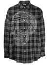 Haculla Slogan-print Skull Shirt In Grey