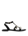 Hadel Woman Sandals Black Size 6 Leather