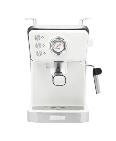 Haden Barista Brew 20-bar Espresso Machine In Ivory,chrome