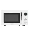 Haden Countertop Compact 700 Watt Microwave Oven In Ivory,chrome