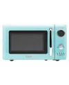 Haden Countertop Compact 700 Watt Microwave Oven In Turquoise,chrome
