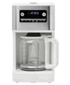 Haden Generous Brew 14-cup Digital Drip Coffee Maker In Ivory,chrome