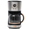 Haden Heritage 12 Cup Programmable Retro Coffee Maker Machine In Black