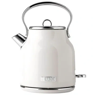 Haden Heritage 1.7l Stainless Steel Tea Kettle In White