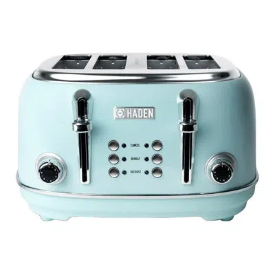 Haden Heritage 4-slice Wide Slot Toaster In Turquoise