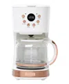 Haden Programmable 12-cup Coffee Maker In Ivory,copper