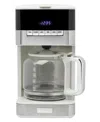 Haden Quintessential Brew 12-cup Digital Drip Coffee Maker In Ivory,chrome