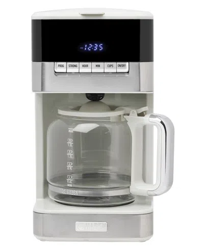 Haden Quintessential Brew 12-cup Digital Drip Coffee Maker In Ivory,chrome