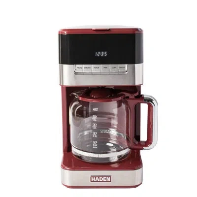 Haden Quintessential Brew 12-cup Coffee Maker Berry In Red