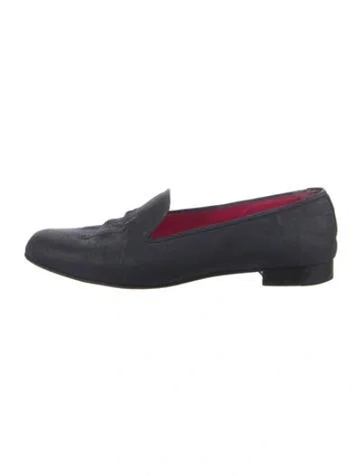 Pre-owned Hadleigh's Canvas Loafers In Blue