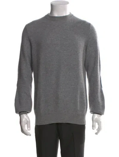 Pre-owned Hadleigh's Cashmere Crew Neck Pullover In Gray