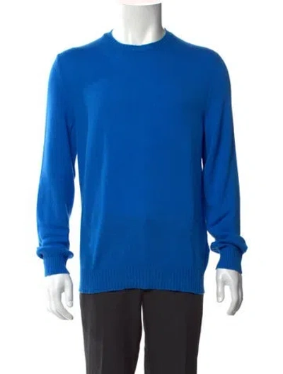 Pre-owned Hadleigh's Cashmere Long Sleeve Shirt In Blue