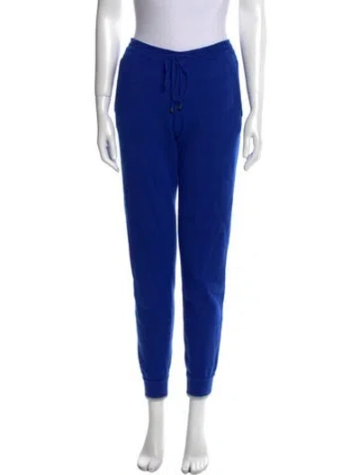 Pre-owned Hadleigh's Cashmere Wide Leg Pants In Blue