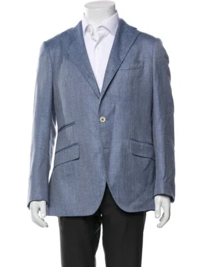 Pre-owned Hadleigh's Wool Blazer In Blue
