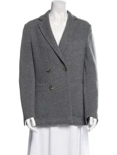 Pre-owned Hadleigh's Wool Blazer In Gray