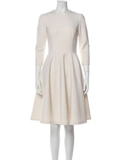 Pre-owned Hadleigh's Wool Knee-length Dress In Purple