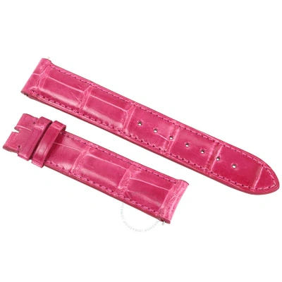 Hadley Roma Hot Pink Alligator Leather Strap