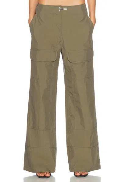 Haelo Straight Leg Cargo Pant In Green