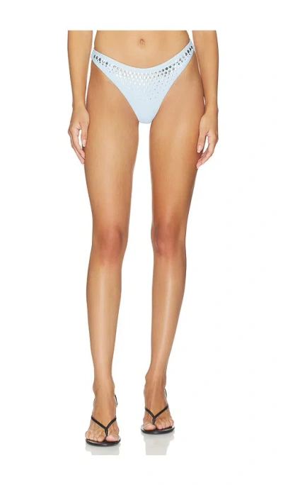 Haelo Studded Bikini Bottom In Blue