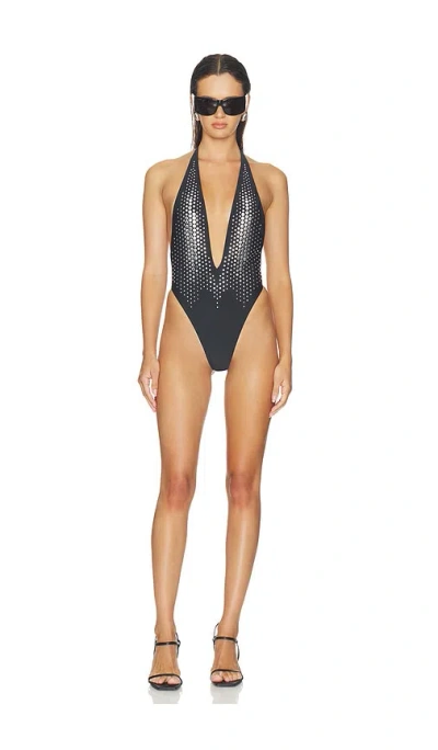 Haelo Studded One Piece In Brown