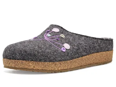 Haflinger Amaya Women's Clog Shoes Grey: Eu 41 (us Women's 10) B - Medium, Wool