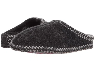Haflinger As Classic Slipper Slippers Charcoal : Eu 42 (us In Gray