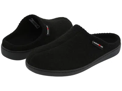 Haflinger At Classic Hardsole Slippers Black : Eu 46 (us