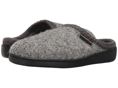 Haflinger At Classic Hardsole Slippers Grey Speckle : Eu 47 (us